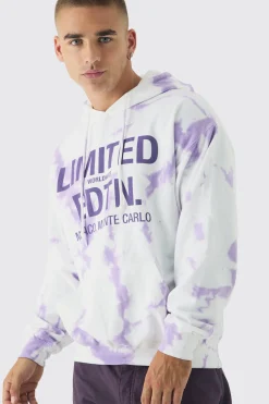 boohooMAN Oversized Tie Dye Limited Edtn Hoodie | UK| Hoodies & Sweatshirts