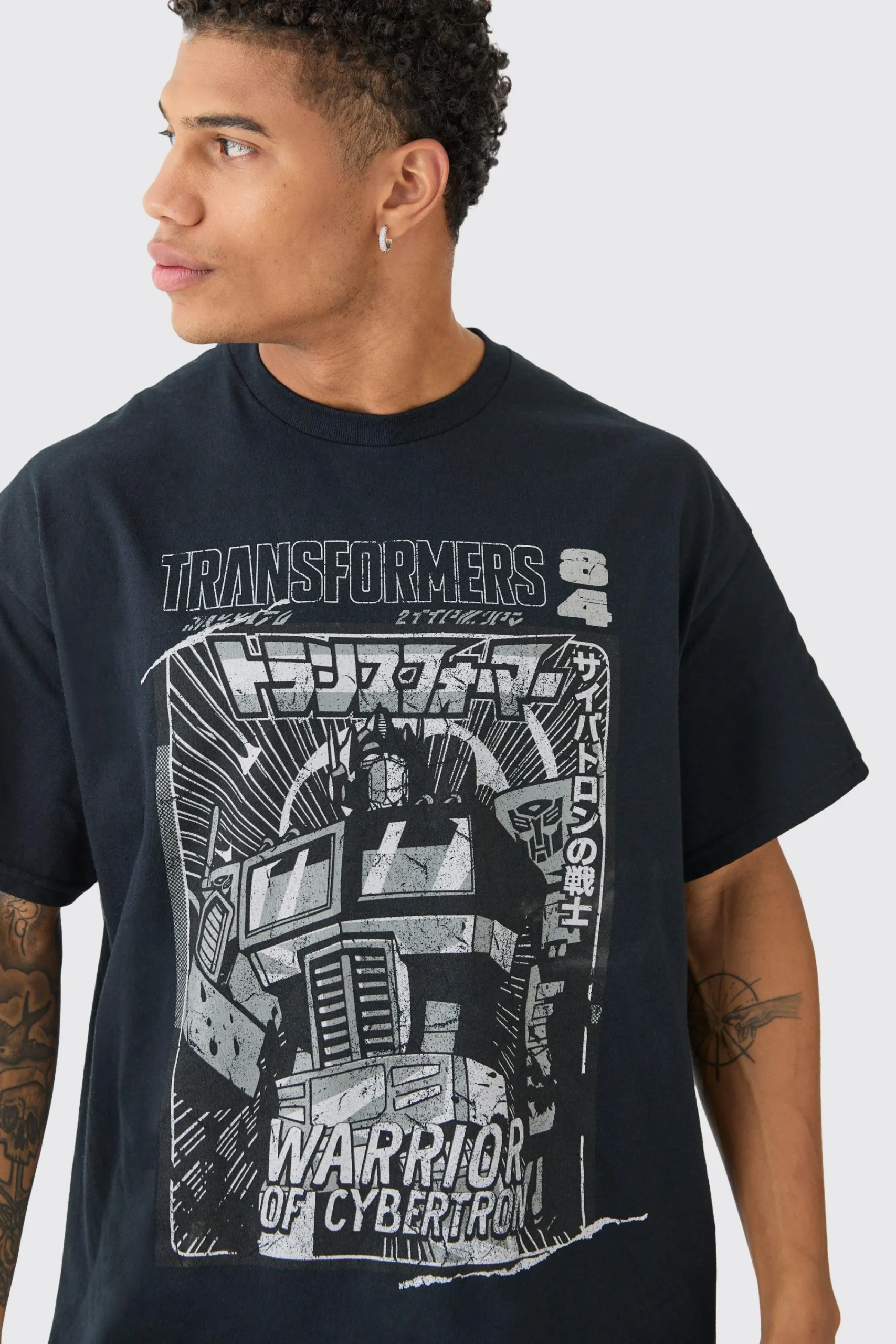 Oversized Transformers License T-shirt | UK^boohooMAN Sale
