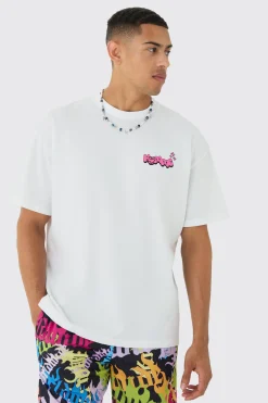 Oversized Trippy Homme Graphic T-shirt | UK^boohooMAN Best