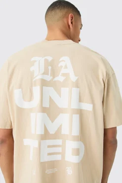 Oversized Unlimited Graphic T-shirt | UK^boohooMAN Hot