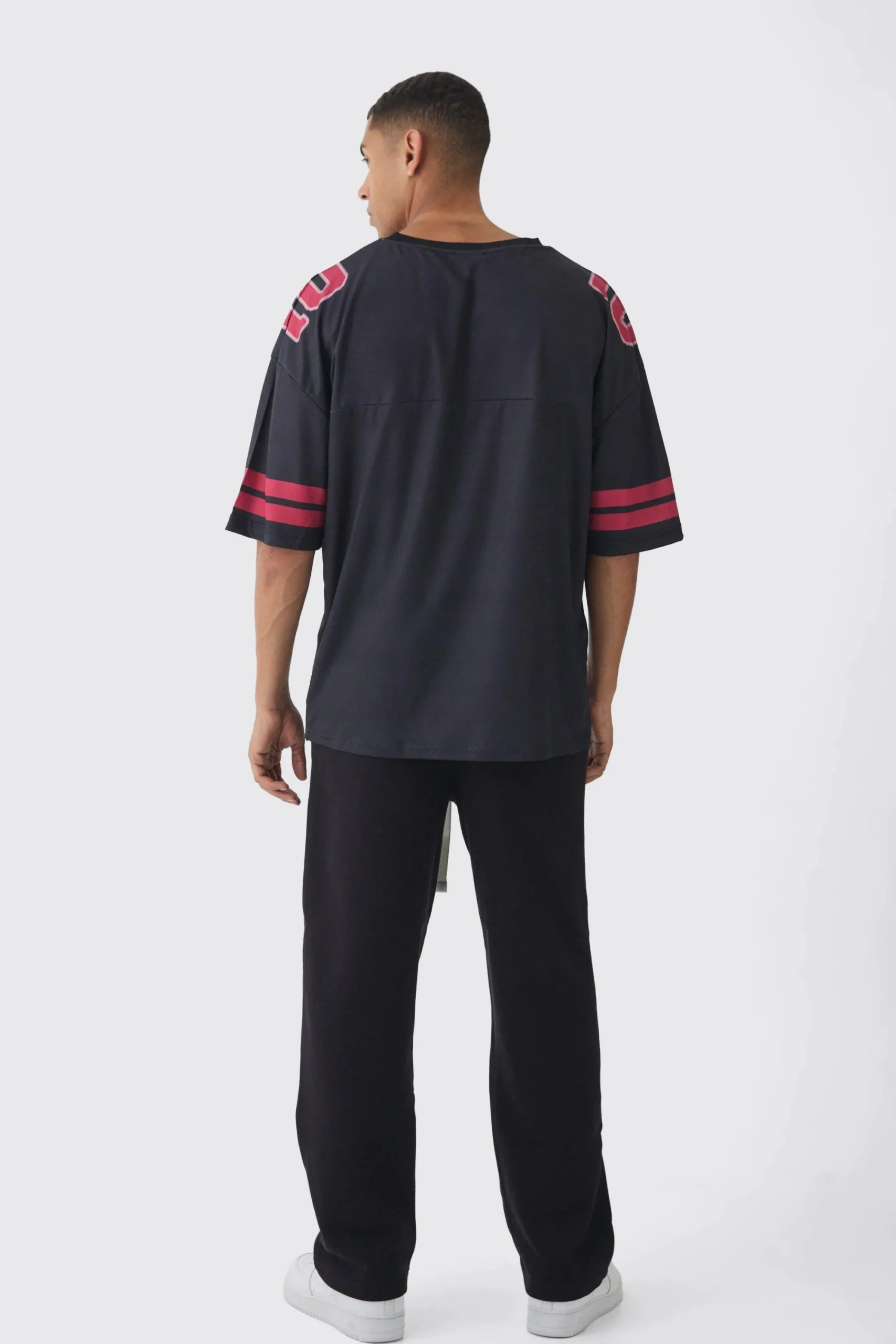 Oversized Varsity Mesh Top | UK^boohooMAN Best