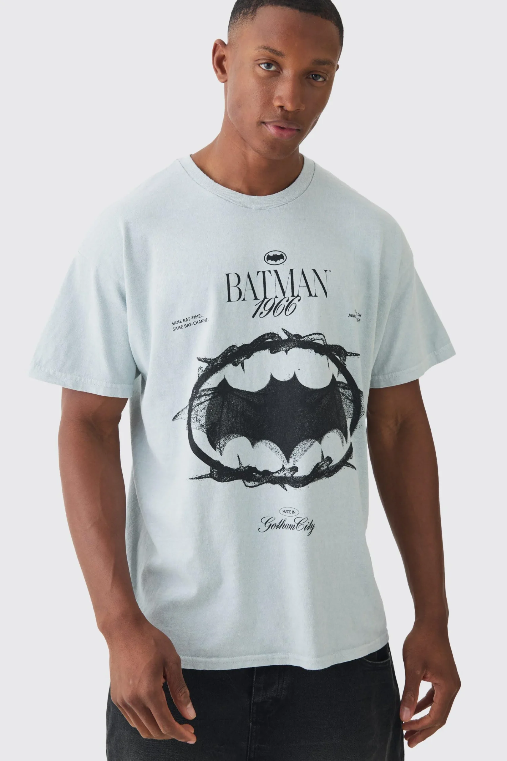 Oversized Vintage Batman License T-shirt | UK^boohooMAN Discount