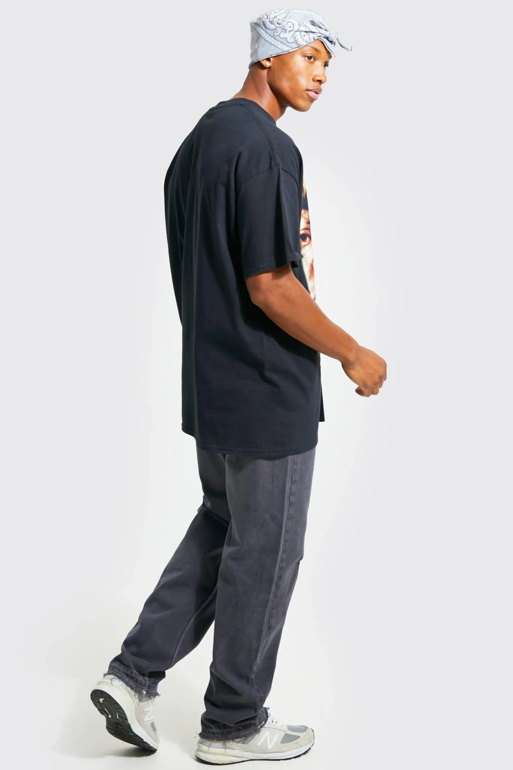 Oversized Vintage Biggie License T-shirt | UK^boohooMAN Clearance