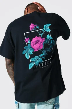 Oversized Virtues Graphic T-shirt | UK^boohooMAN Clearance
