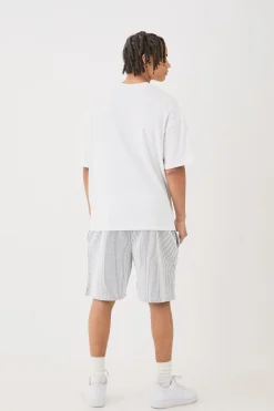 Oversized Waffle T-shirt | UK^boohooMAN