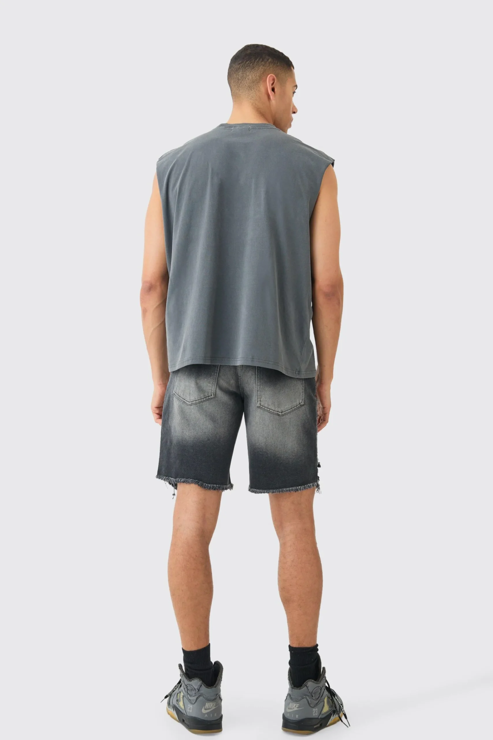 Oversized Wash Boxy Renaissance Worldwide Cherub Tank | UK^boohooMAN Outlet