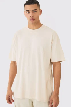 Oversized Wash Fear None Print T-shirt | UK^boohooMAN Hot