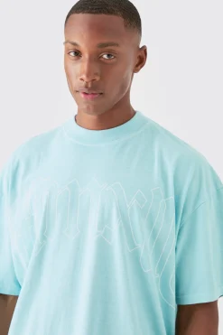 Oversized Wash Large Scale Skull Graphic T-shirt | UK^boohooMAN Hot