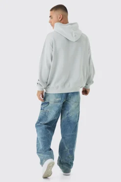 boohooMAN Oversized Wash Over The Seams Official Graphic Hoodie | UK| Hoodies & Sweatshirts