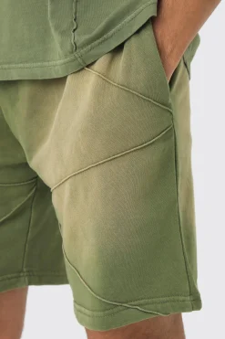 boohooMAN Oversized Wash Pintuck T-shirt And Short Set | UK| Sets & Co-Ords|Tracksuits