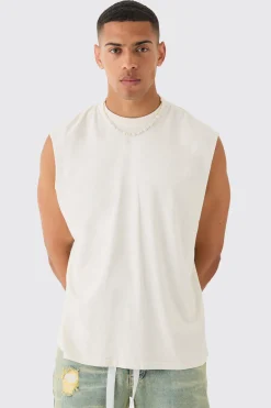 Oversized Washed Arizona Back Print Tank | UK^boohooMAN Best