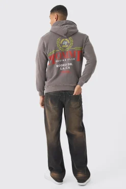 boohooMAN Oversized Washed Homme Print Hoodie | UK| Hoodies & Sweatshirts