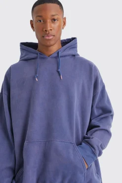 boohooMAN Oversized Washed Hoodie | UK| Hoodies & Sweatshirts