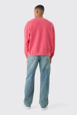 boohooMAN Oversized Washed Sweatshirt | UK| Hoodies & Sweatshirts