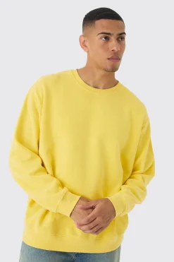 boohooMAN Oversized Washed Sweatshirt | UK| Hoodies & Sweatshirts