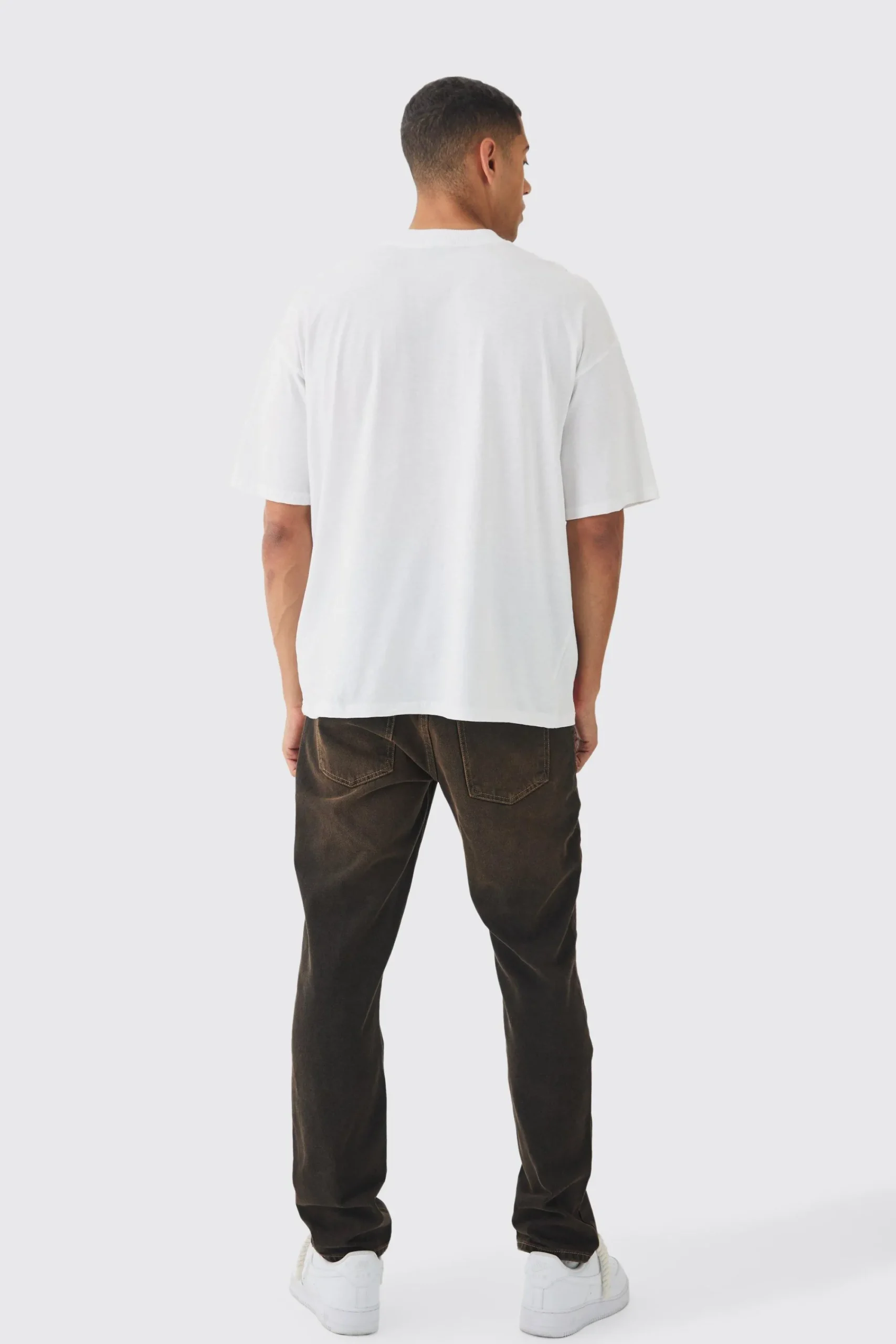 Oversized Western Vintage T-Rex Large Scale Print T-Shirt | UK^boohooMAN Best