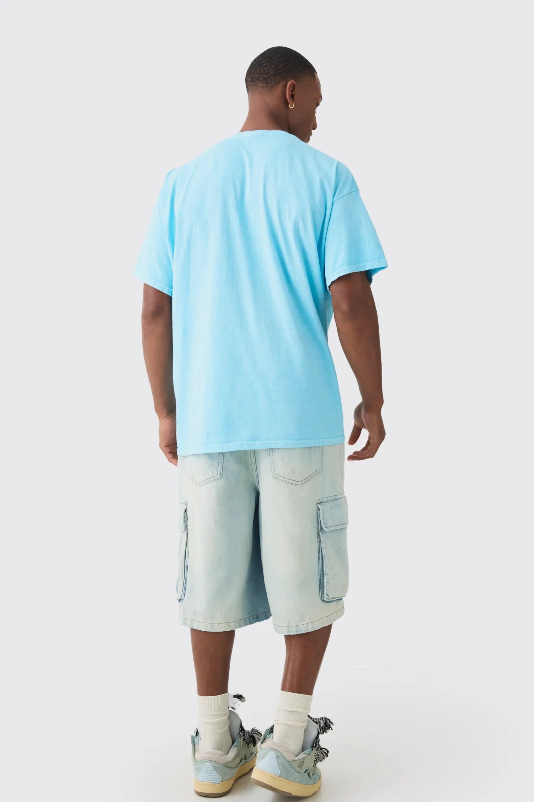 Oversized Worldwide Butterfly Print T-shirt | UK^boohooMAN Sale