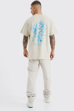 Oversized Worldwide Floral Graphic T-shirt | UK^boohooMAN Best