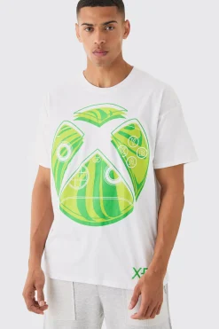 Oversized Xbox Gaming Logo License T-shirt | UK^boohooMAN