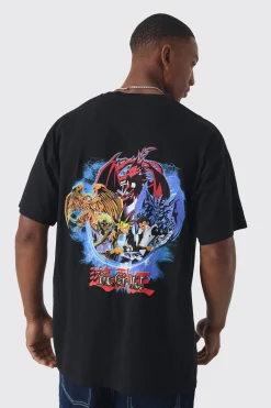 Oversized Yugioh License T-shirt | UK^boohooMAN Hot