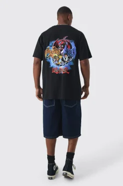 Oversized Yugioh License T-shirt | UK^boohooMAN Hot