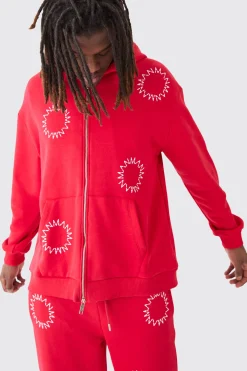 boohooMAN Oversized Zip Through Man Dash Split Hem Tracksuit | UK| Tracksuits