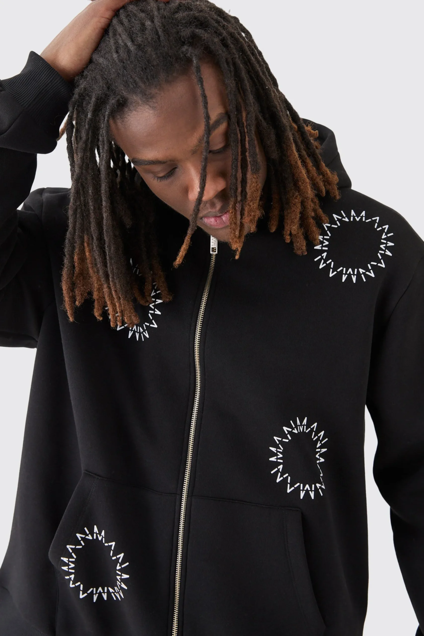 boohooMAN Oversized Zip Through Man Dash Split Hem Tracksuit | UK| Tracksuits