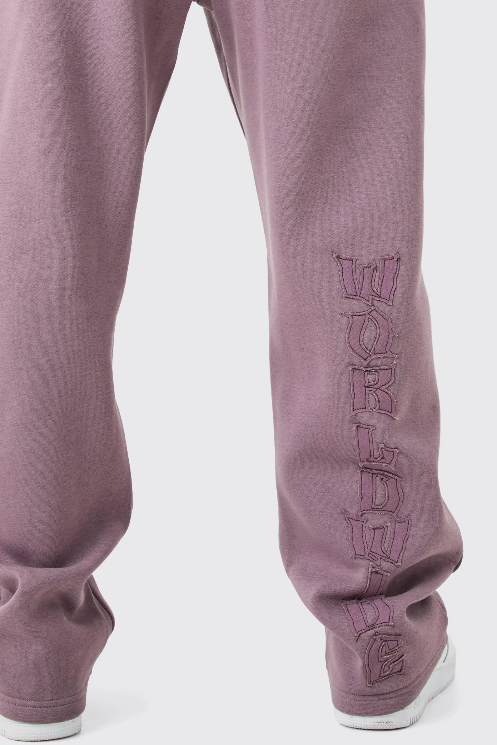 boohooMAN Oversized Zip Through Open Hem Applique Tracksuit | UK| Tracksuits