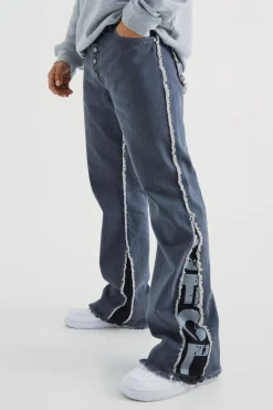 boohooMAN Panel Denim Jacket And Jeans Set | UK| Sets & Co-Ords
