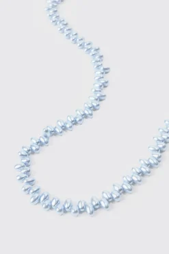 boohooMAN Pearl Bead Necklace & Bracelet Set In | UK| Jewellery & Watches