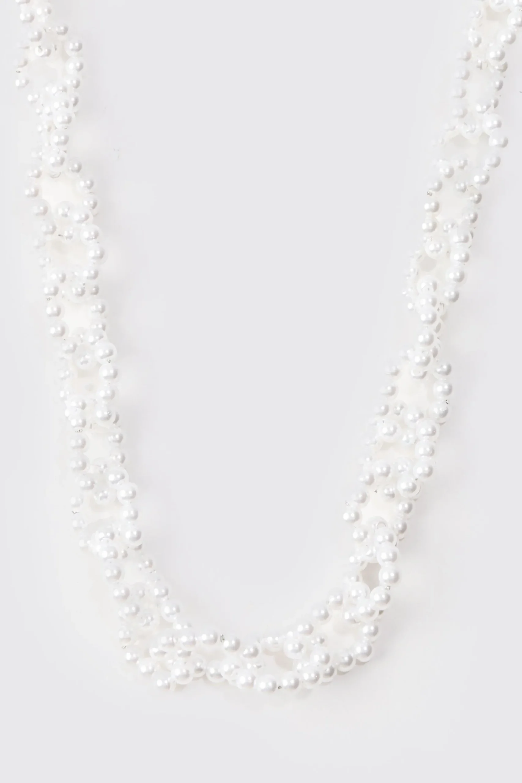 boohooMAN Pearl Chain Necklace In | UK| Jewellery & Watches