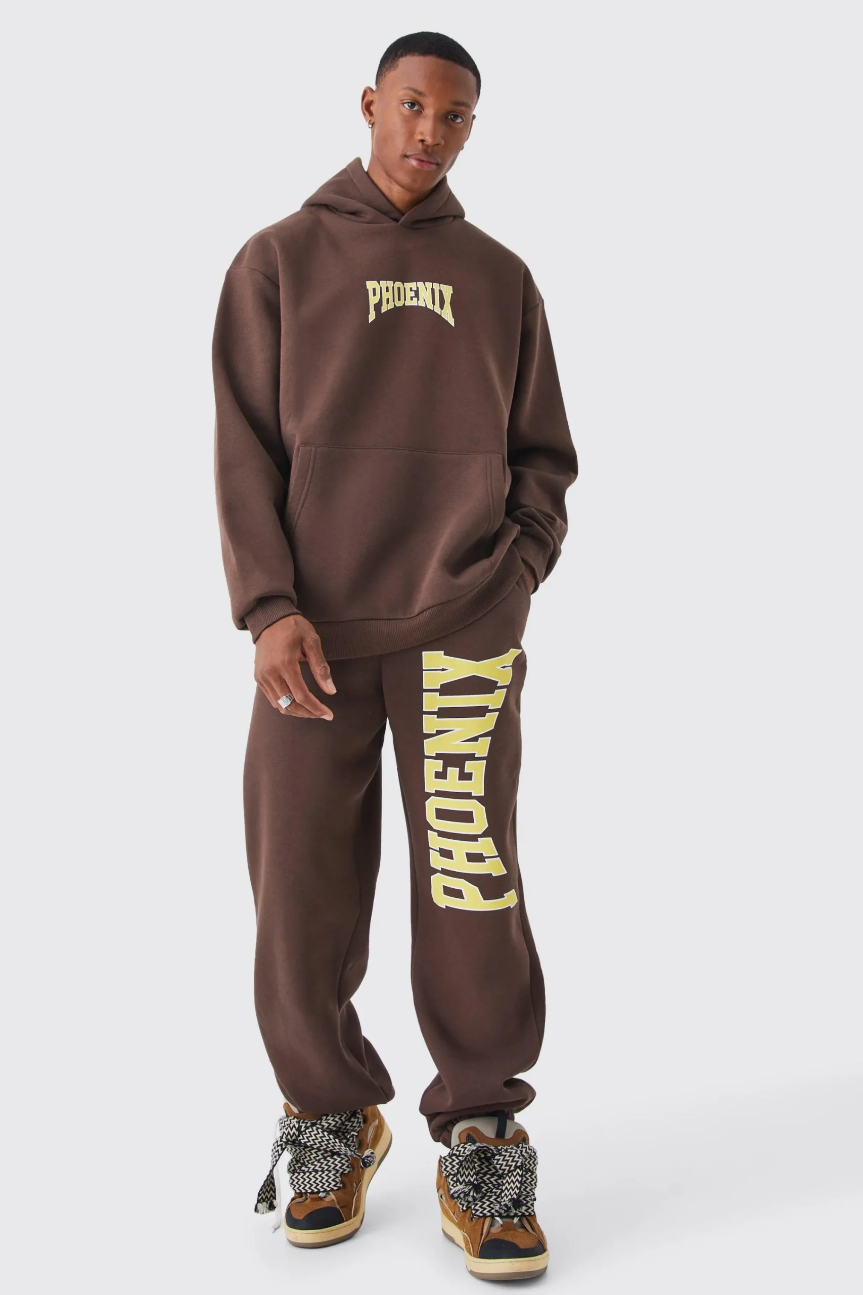 boohooMAN Phoenix Oversized Hooded Tracksuit | UK| Tracksuits