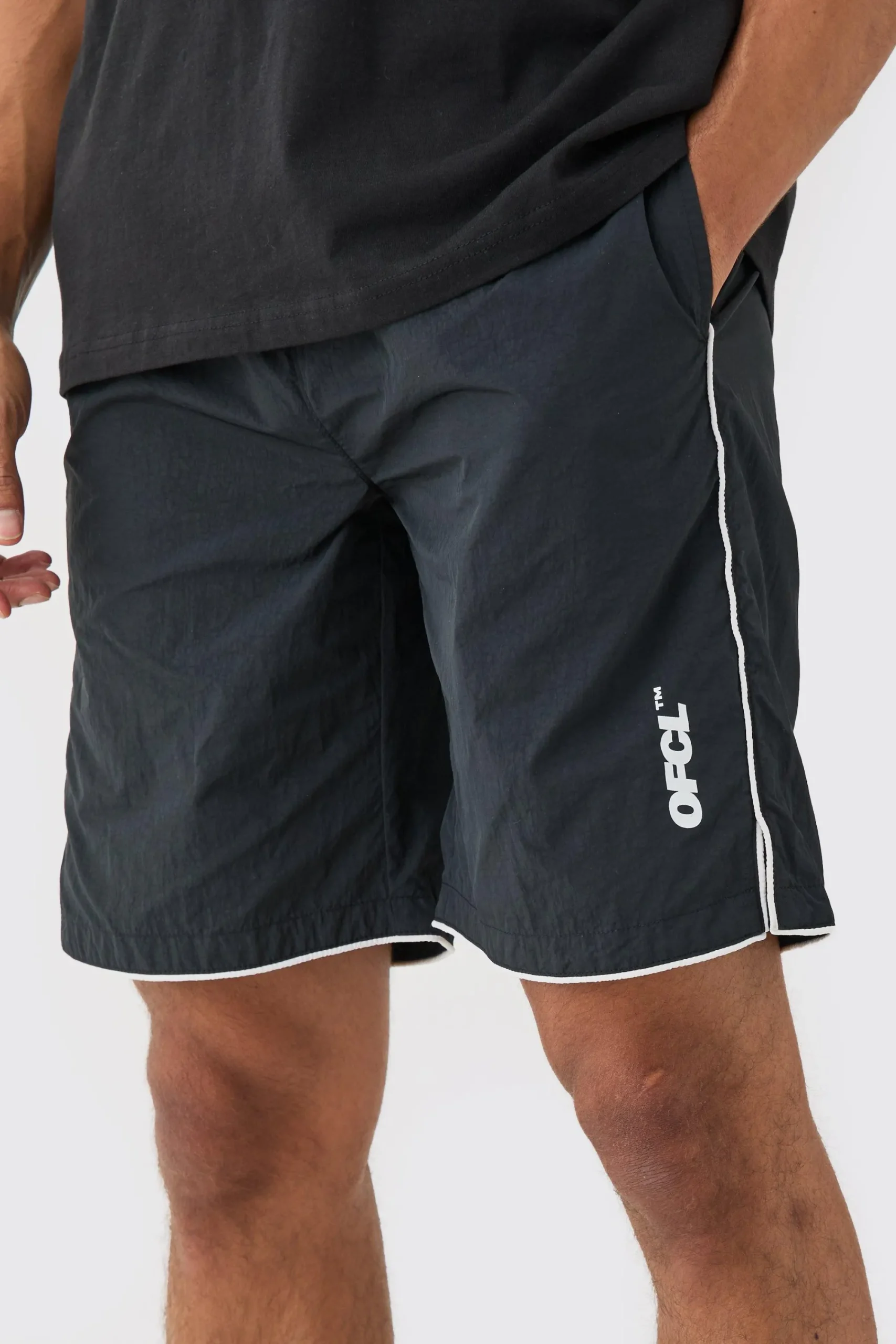 boohooMAN Piped Runner Short | UK| Shorts