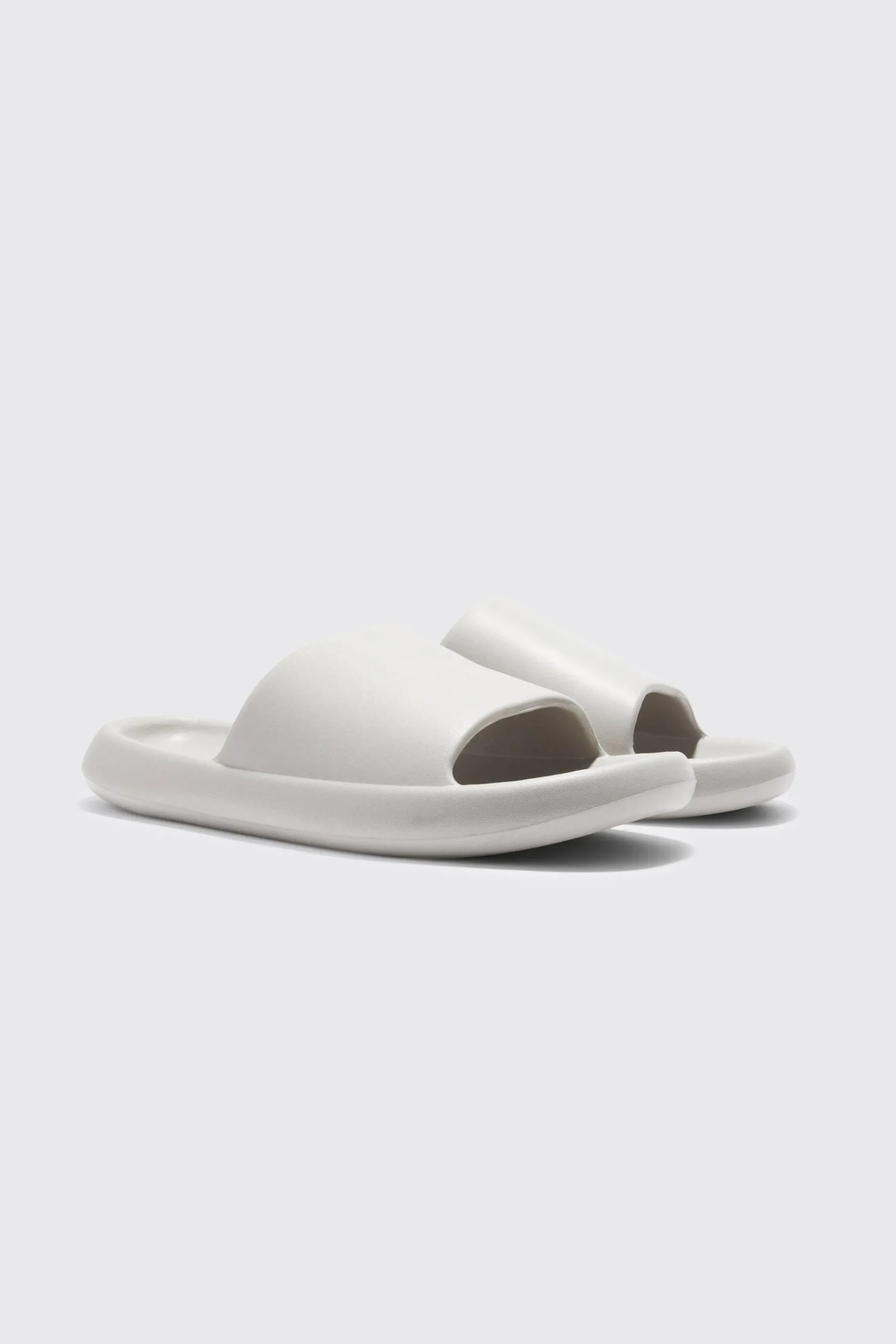boohooMAN Plain Moulded Slider | UK| Sliders & Slippers