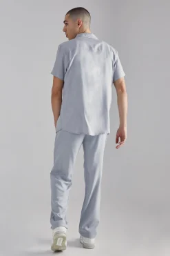 boohooMAN Plain Viscose Short Sleeve Shirt | UK| Shirts