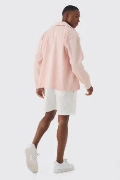 boohooMAN Pleated Long Sleeve Wrap Shirt | UK| Shirts