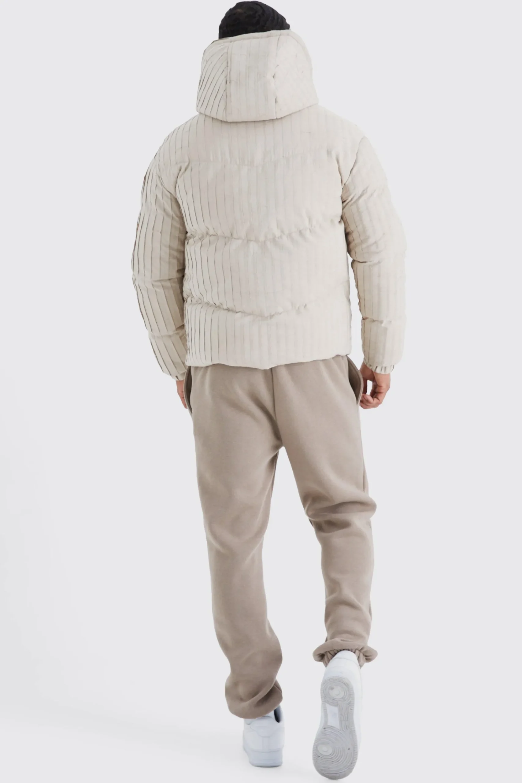 boohooMAN Pleated Puffer With Hood | UK| Coats & Jackets