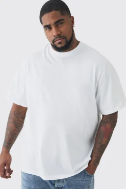 Plus 2 Pack Basic T-shirt | UK^boohooMAN