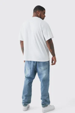 Plus 2 Pack Basic T-shirt | UK^boohooMAN