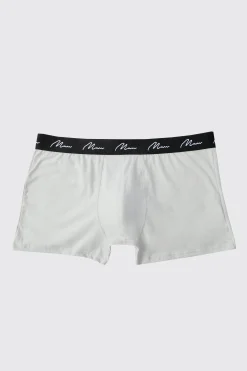 boohooMAN Plus 7 Pack Man Dash Repeat Classic Trunks | UK| Underwear & Socks|Underwear & Socks