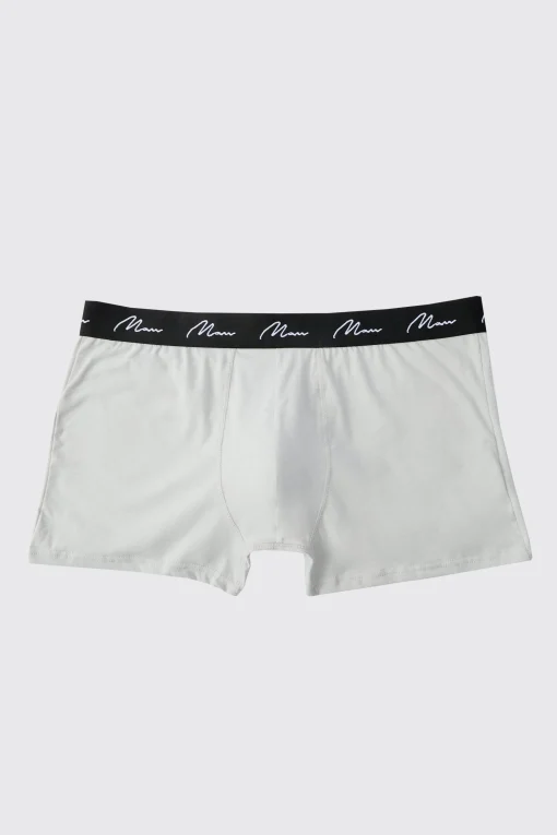 boohooMAN Plus 7 Pack Man Dash Repeat Classic Trunks | UK| Underwear & Socks|Underwear & Socks