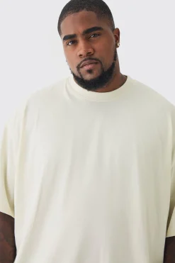 Plus 2 Pack Oversized T-shirt | UK^boohooMAN New