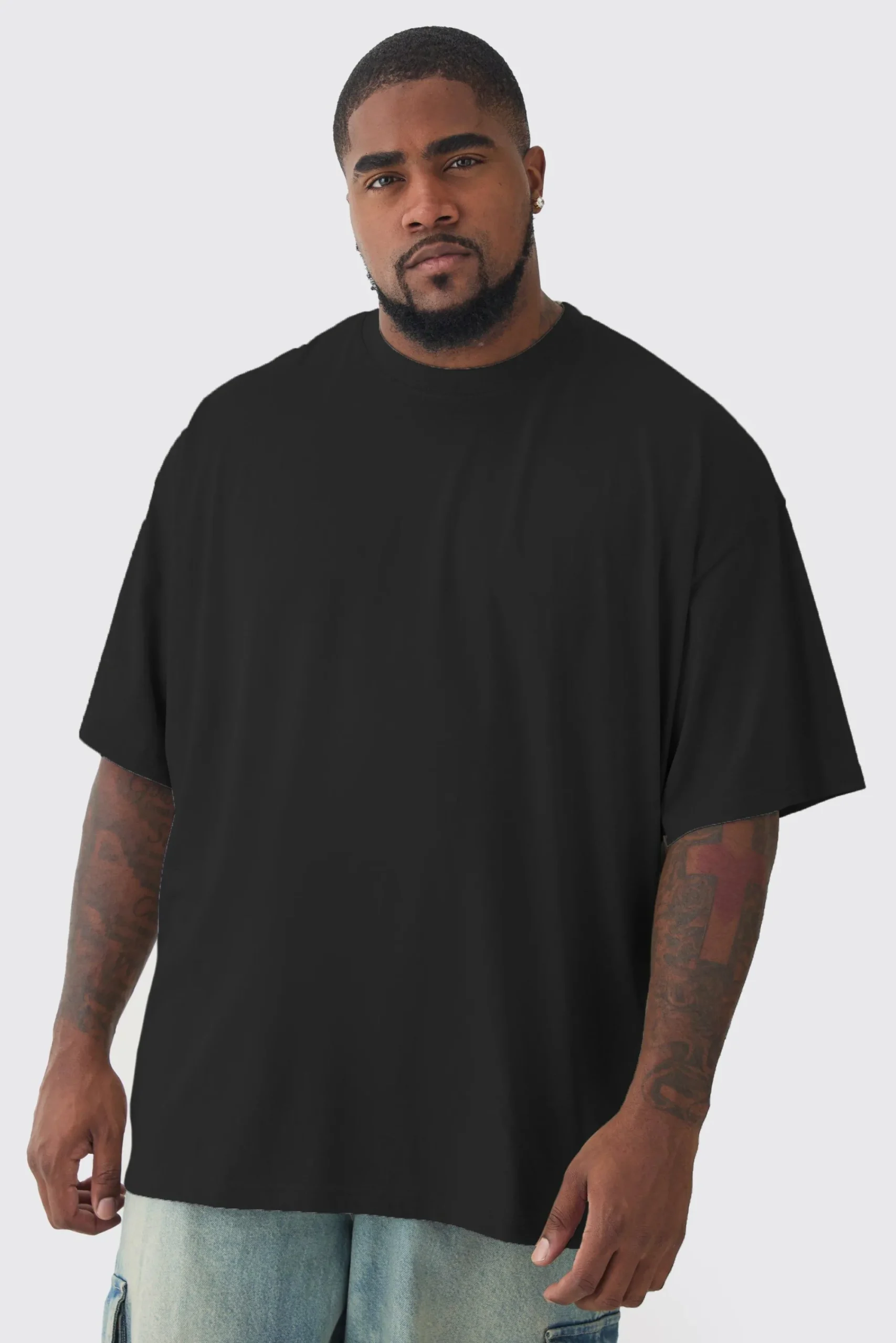 Plus 2 Pack Oversized T-shirt | UK^boohooMAN Outlet