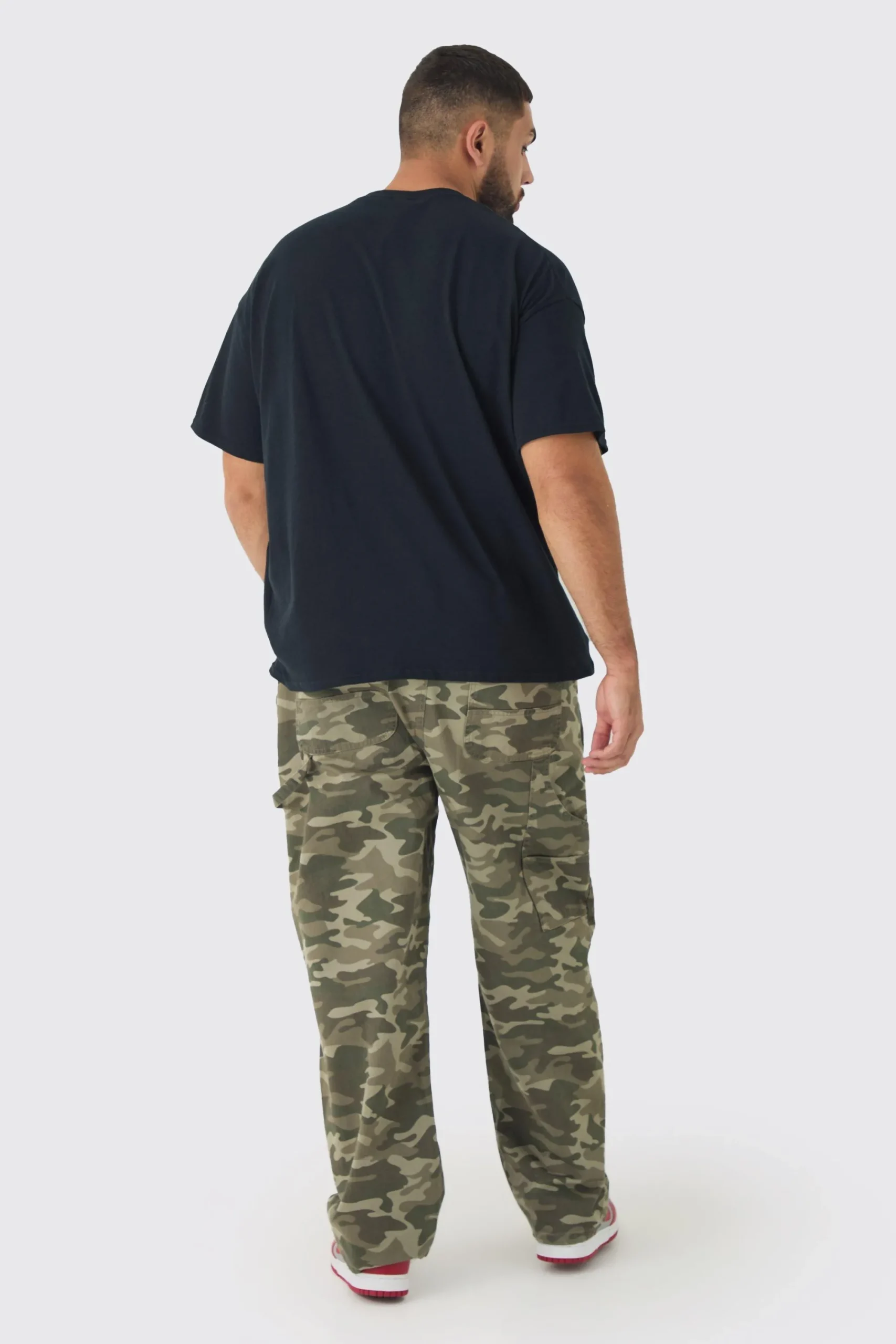 Plus ACDC License Print T-shirt | UK^boohooMAN