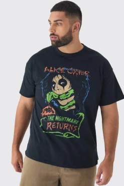 Plus Alice Cooper License T-shirt | UK^boohooMAN Best