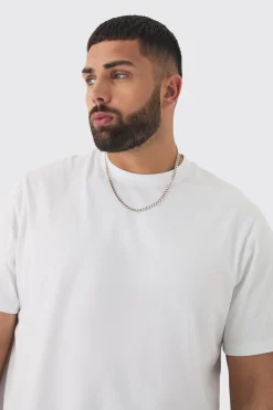 Plus Basic Crew Neck T-shirt | UK^boohooMAN Best