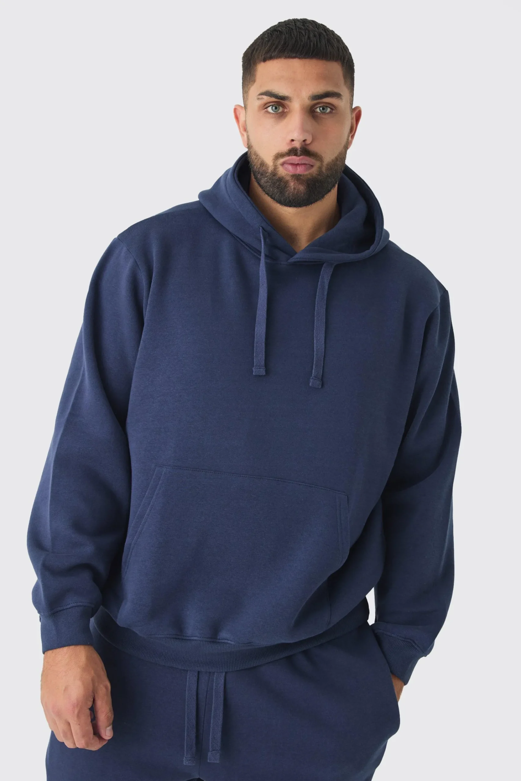 boohooMAN Plus Basic Hoodie In | UK| Hoodies & Sweatshirts