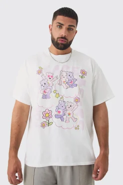 Plus Care Bears License Print T-shirt | UK^boohooMAN Discount