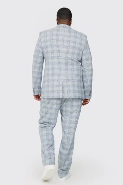 boohooMAN Plus Checked Skinny Fit Trousers | UK| Suits & Tailoring