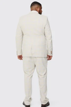 boohooMAN Plus Checked Skinny Fit Trousers | UK| Suits & Tailoring